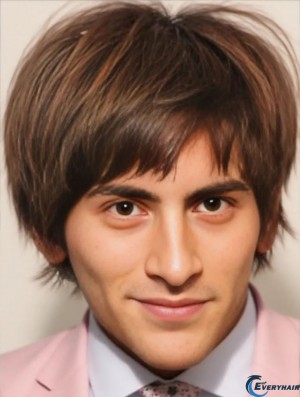 Short Straight Buy Men's Toupee Short Straight Buy Men's Toupee