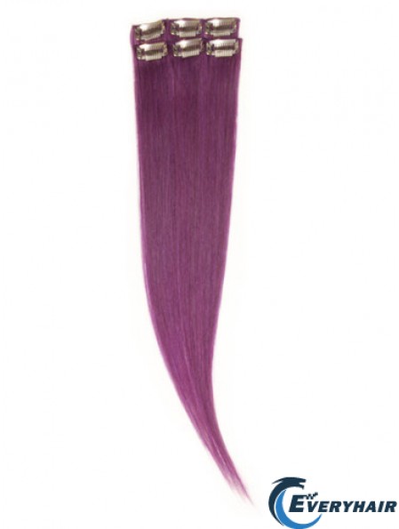 Incredible Black Straight Remy Human Hair Clip In Hair Extensions