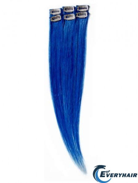 Cheapest Black Straight Remy Human Hair Clip In Hair Extensions