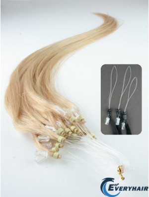 Ideal Blonde Straight Micro Loop Ring Hair Extensions