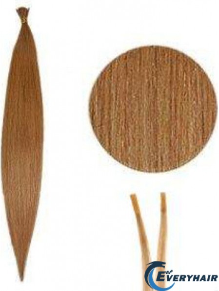 Auburn Straight Stick/I Tip Hair Extensions