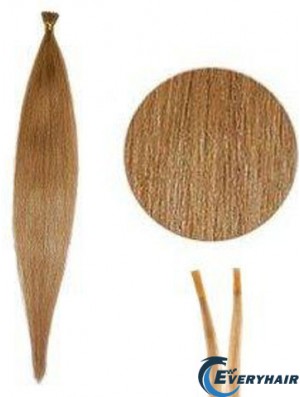 Blonde Straight Stick/I Tip Hair Extensions