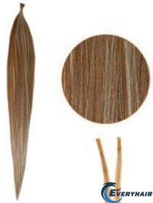 Brown Straight Stick/I Tip Hair Extensions