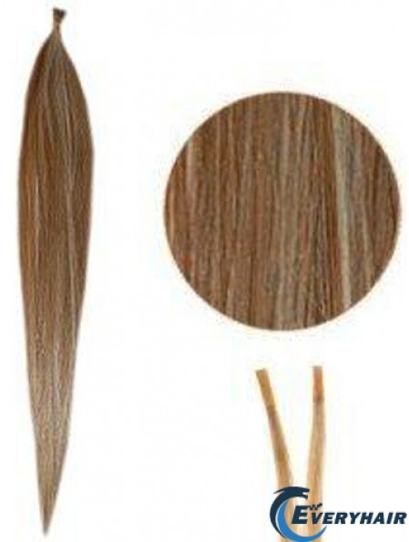 Brown Straight Stick/I Tip Hair Extensions