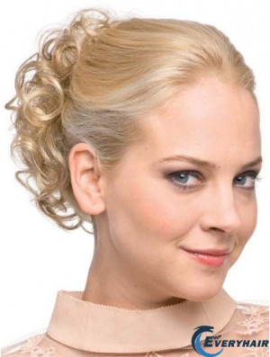 Wrap Around Pony Hairpeice With Synthetic Blonde Color