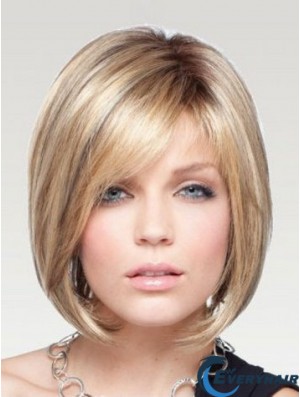  Affordable Bob Human Hair Blonde Lace Wig