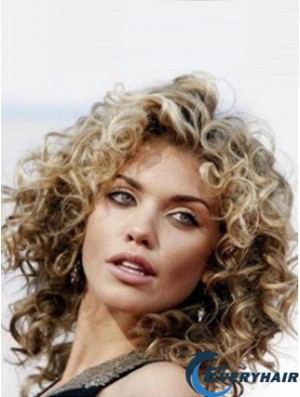 Human Hair Wigs Shoulder Length Brown Color Classic Cut