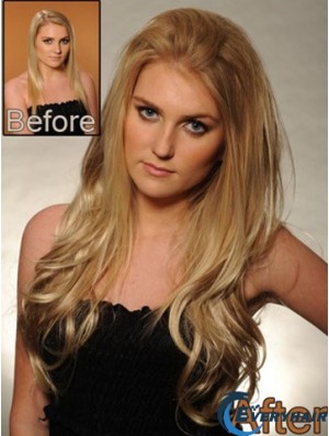 Radiant Beauty Blonde Wavy Long Synthetic Lace Front Wigs