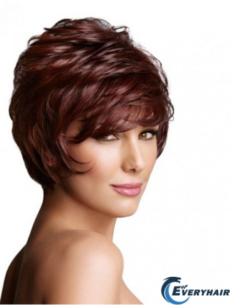 Monofilament Wavy Layered Short 7 inch Exquisite Wigs