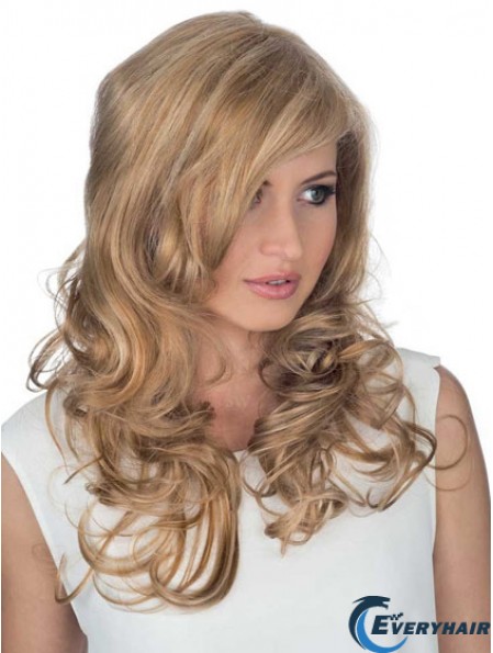 Wholesale Online Blonde Curly Long Celebrity Lace Front Wigs For Women