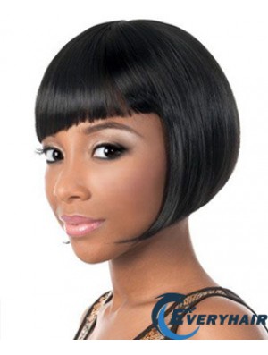 Short Black Yaki Bobs New African American Wigs
