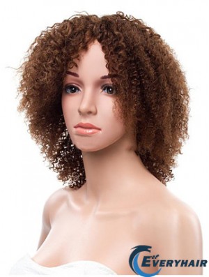 Short African American Hairstyles Remy Human Lace Front Brown Color
