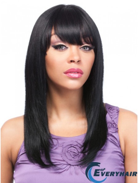 18 inch Black Lace Front Wigs For Black Women