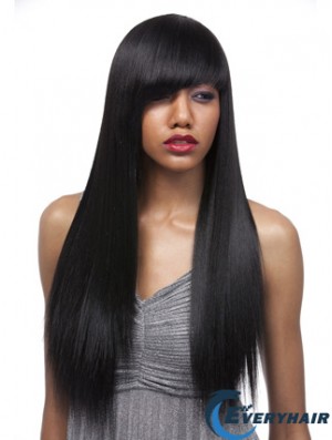 24 inch Black Lace Front Wigs For Black Women