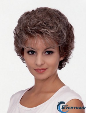 Cheap Beautiful Synthetic Hair Short Length Classic Cut Curly Style