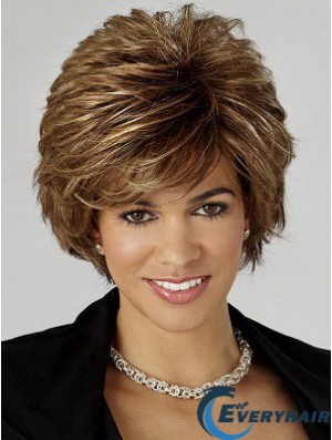 Wavy Brown Cheapest Short Classic Wigs