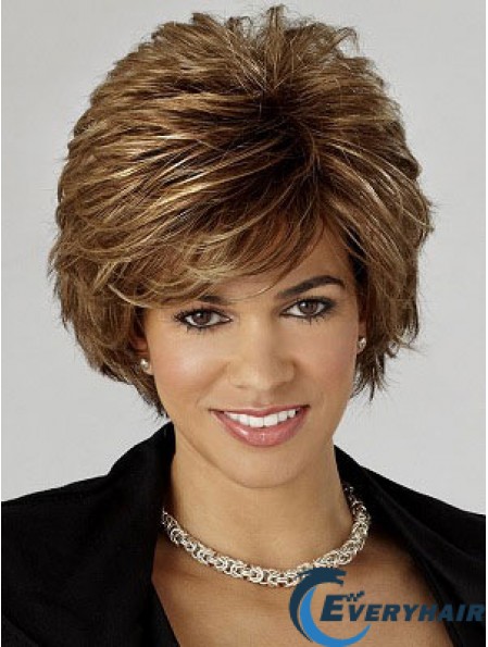 Wavy Brown Cheapest Short Classic Wigs