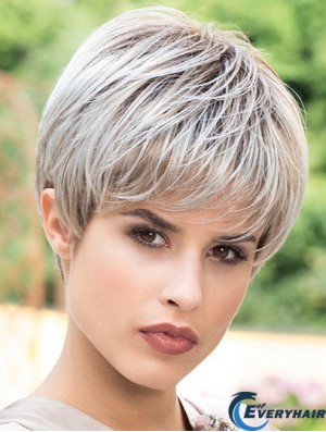 Fashion 6 inch Straight Boycuts Short Wigs