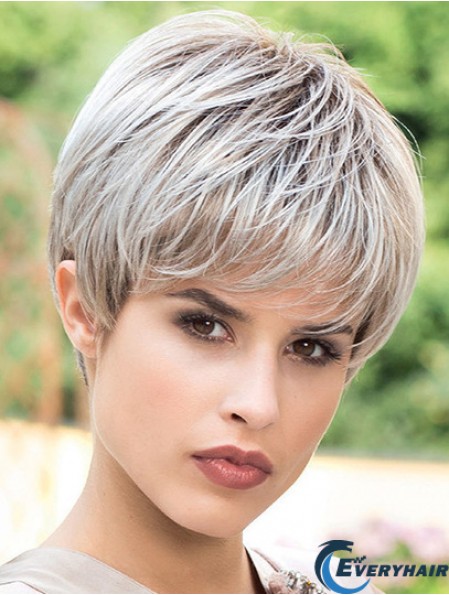 Fashion 6 inch Straight Boycuts Short Wigs