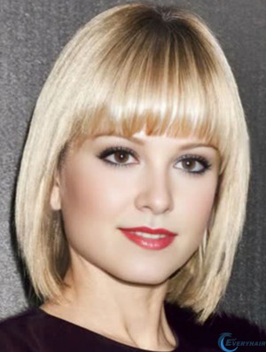 Blonde Chin Length Lace Front 11 inch  Wigs