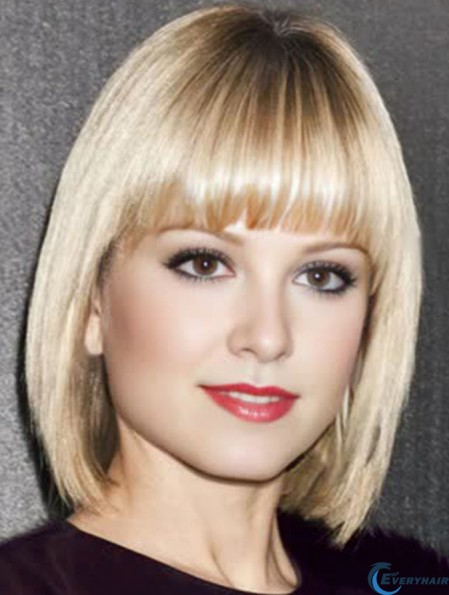 Blonde Chin Length Lace Front 11 inch  Wigs