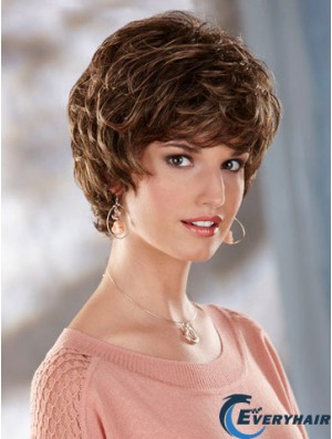 Wavy Brown Online Short Classic Wigs