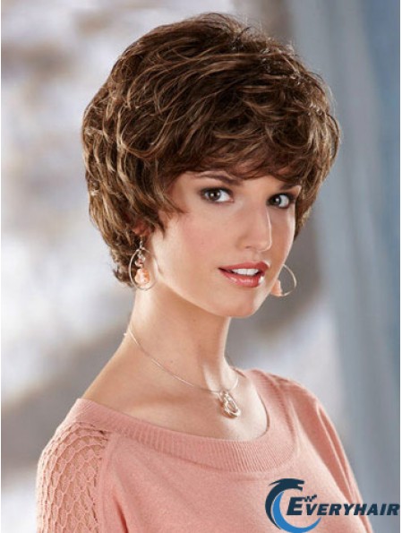 Wavy Brown Online Short Classic Wigs