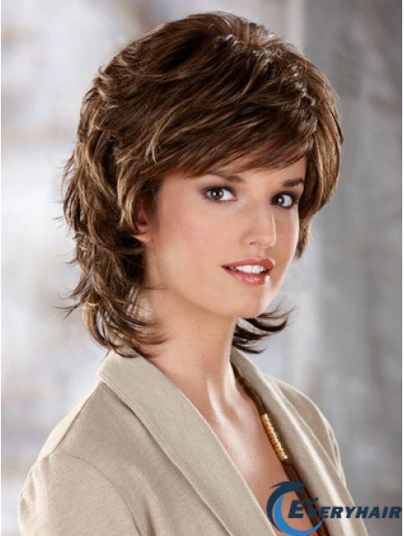 Canada Wavy Brown Best Chin Length Classic Wigs