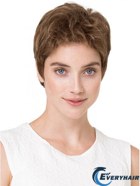 Cheapest 6 inch Wavy Blonde Boycuts Short Wigs