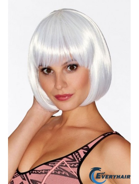 Bobs Straight Chin Length 10 inch Designed Medium Wigs