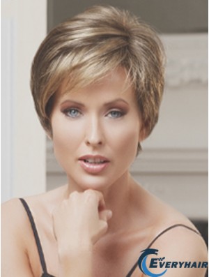 Straight Boycuts 6 inch Beautiful Short Wigs