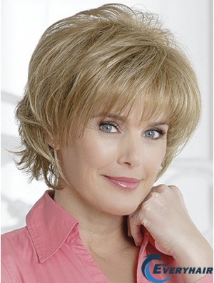 Wavy With Bangs 8 inch High Quality Short Wigs