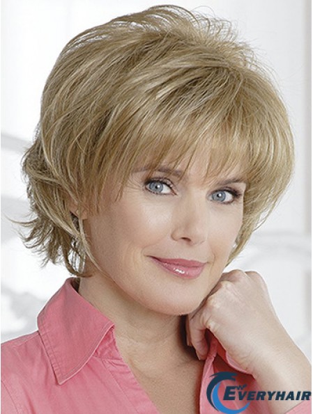 Wavy With Bangs 8 inch High Quality Short Wigs