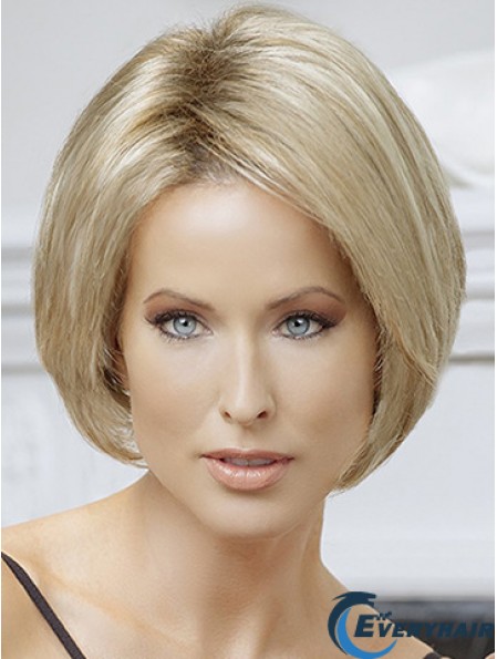 Bobs Blonde Straight Chin Length 10 inch Online Medium Wigs