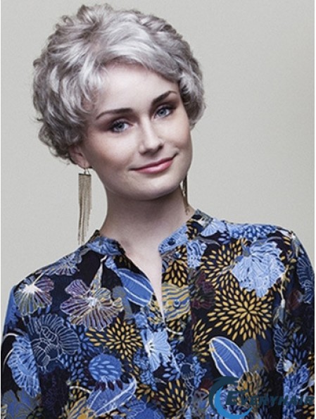 Wavy Grey 8 inch Exquisite Short Wigs