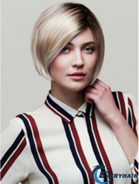 Bobs Ombre/2 Tone Straight Chin Length 10 inch New Medium Wigs