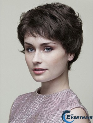 Wavy Boycuts 6 inch Suitable Short Wigs