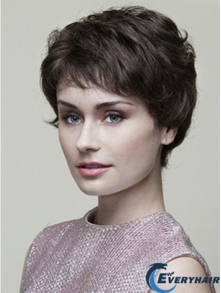 Wavy Boycuts 6 inch Suitable Short Wigs