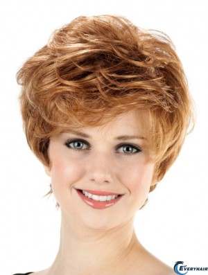 Short Classical Wavy 8 inch Capless Wigs