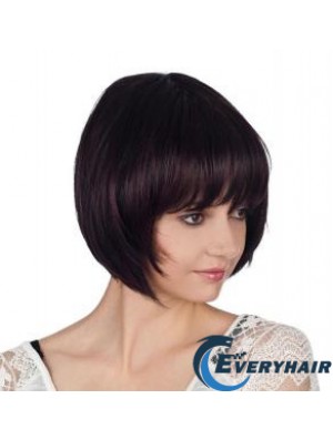 Straight Chin Length Auburn 10 inch Capless Cheap Bob Wigs