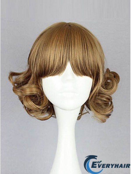 Capless Chin Length Wavy Blonde Amazing Bob Wigs