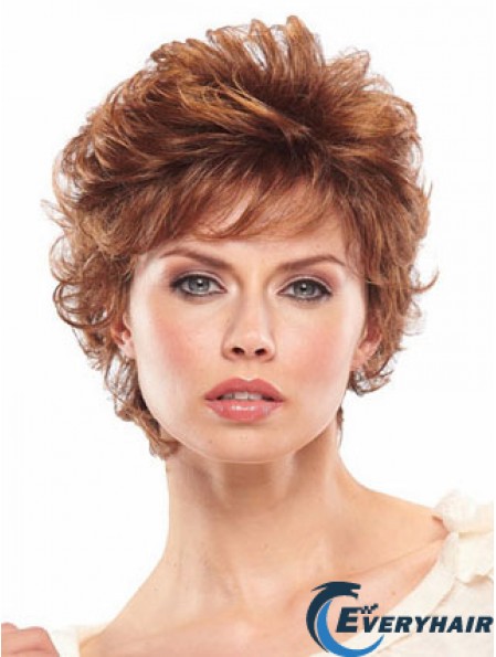Short Wavy Capless Wigs For Women