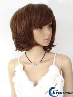 Bobs Straight Auburn Capless Designed Short Wigs