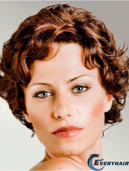 Curly Auburn Cheap Short Classic Wigs