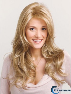 Incredible Blonde Wavy Layered Capless Long Wigs
