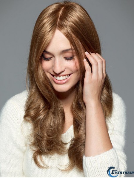 Blonde Wig With Capless Synthetic Wavy Style Long Length