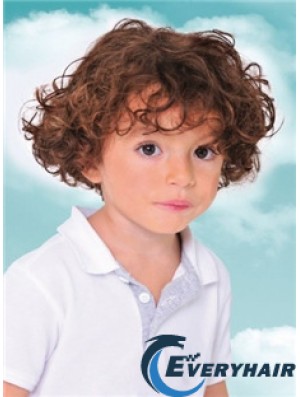 Childs Wig With Capless Curly Style Short Length