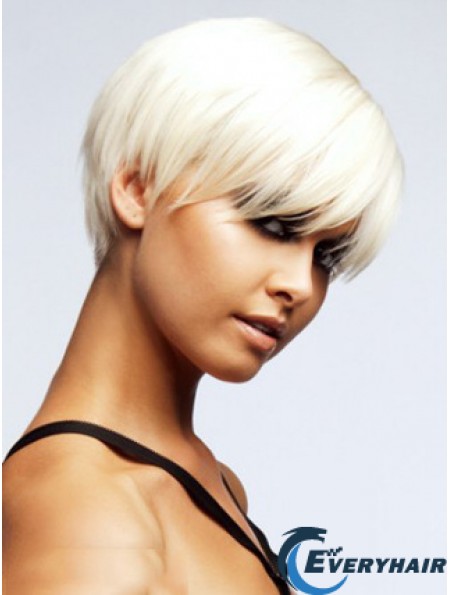 Capless Boycuts Short Straight 8 inch Discount Fashion Wigs