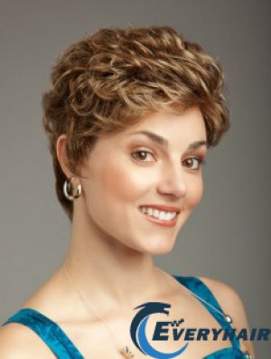 Wavy Blonde Fabulous Cropped Classic Wigs