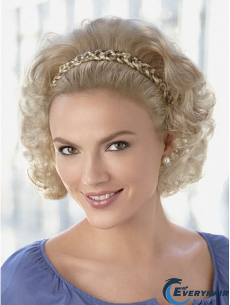 Half Weave With Capless Synthetic Wavy Style Chin Length
